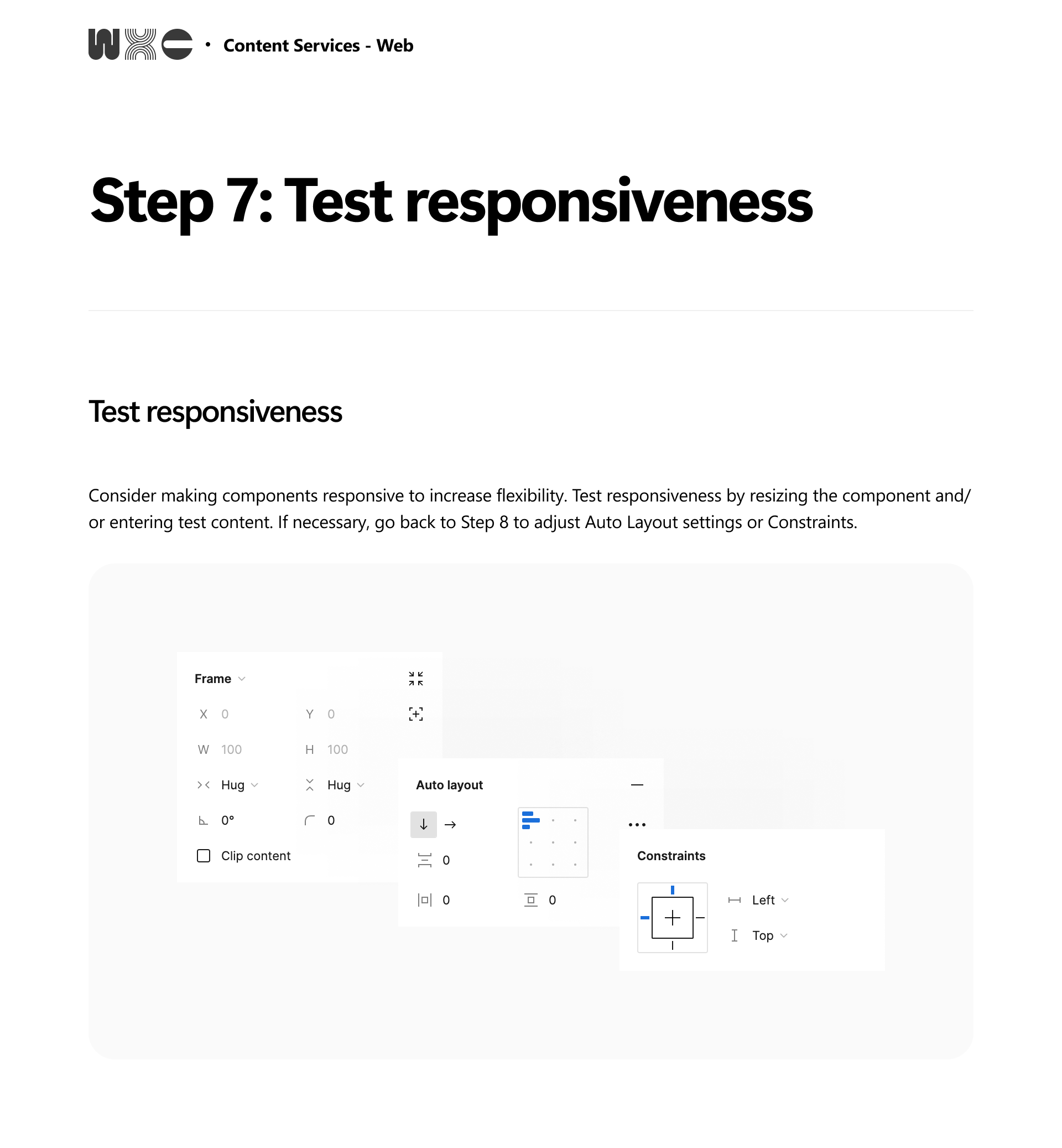 Step 7: Test responsiveness